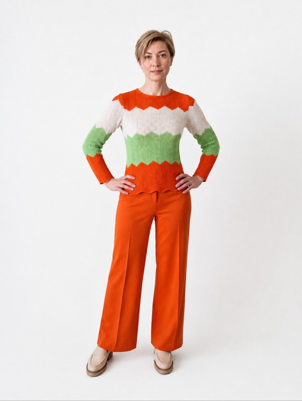 Tricot Partout Vintage Longsleeve and Pants Set
